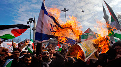 israel-quemada