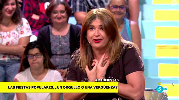 Lucía Etxebarría en 'Mad in Spain'. Foto: Mediaset España lucia-etxebarria