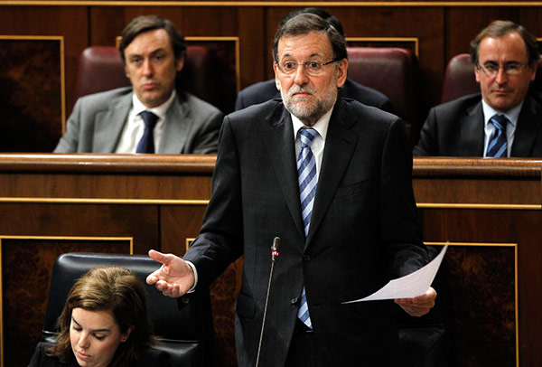 Mariano Rajoy en el Congreso. Foto: EFE rajoy-congreso