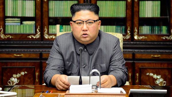 Kim Jong Un en la televisión de Corea del Norte. Foto: AFP corea-de-norte