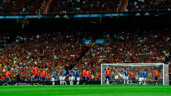 Isco marca el primer gol de España contra Italia. Foto: David Ramos | Getty Images gol-espana-isco