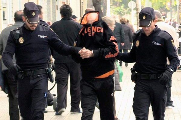 valencia detenido