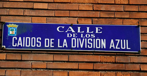 calle caidos division azul