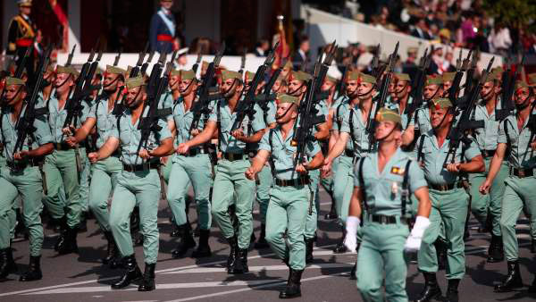 legionarios desfile