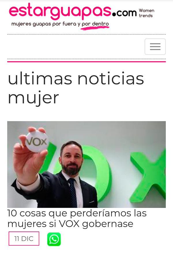 vox estarguapas