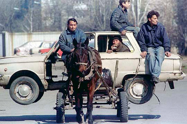 gitanos-coche
