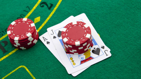 blackjack mesa fichas