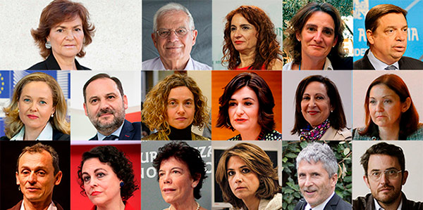 ministros gobierno pedro sanchez