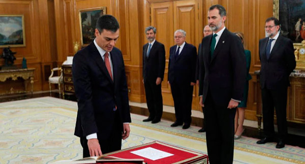 pedro sanchez toma de posesion