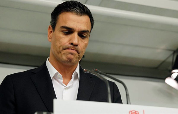 pedro sanchez preocupado