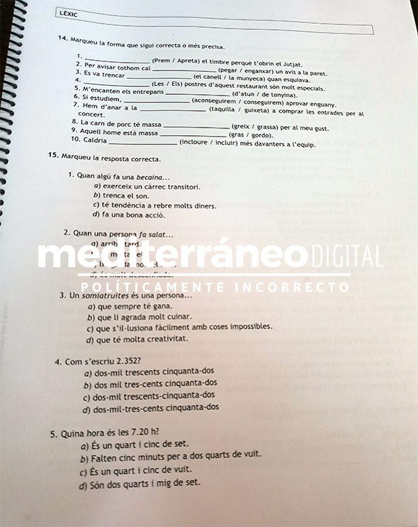 examen catala