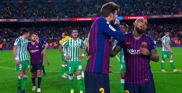 pique arturo vidal