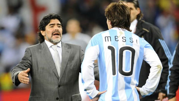 maradona messi