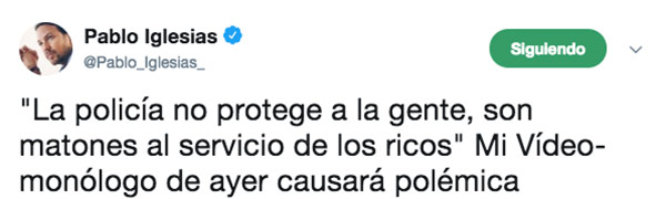 pablo iglesias policia