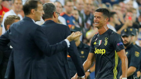 cristiano ronaldo llorando expulsado
