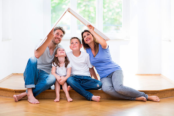 familia casa