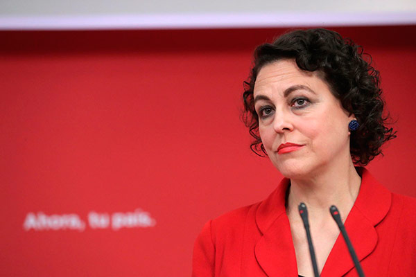 Magdalena Valerio, nueva ministra de Trabajo y Seguridad Social. Foto: EFE magdalena valerio
