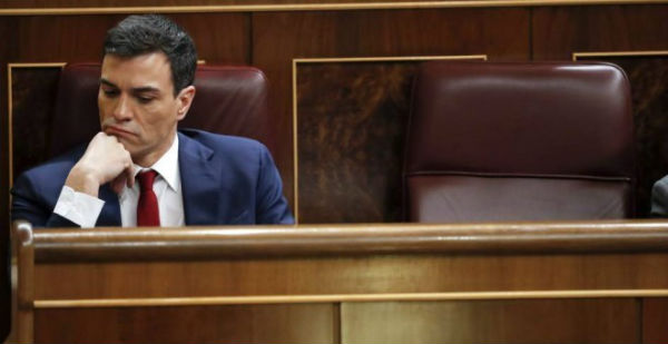pedro sanchez congreso preocupado