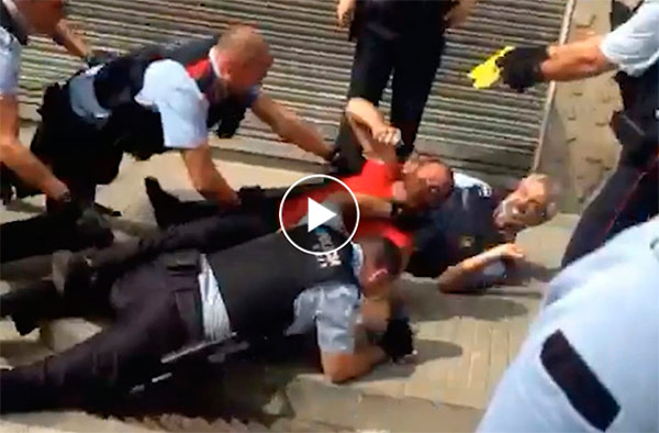 pistola taser mossos