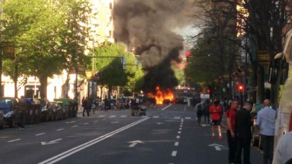 incidentes gran via bilbao