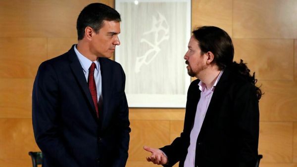 pedro sanchez pablo iglesias psoe podemos