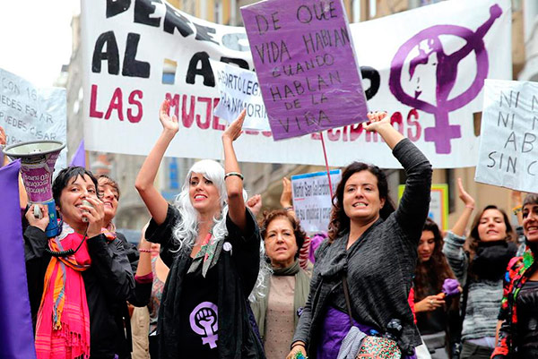 feministas manifestacion