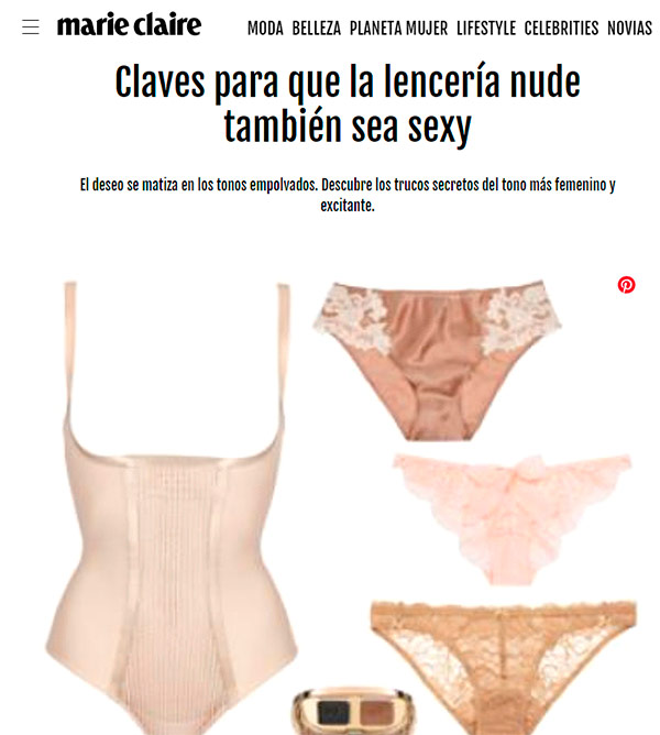marie claire nude