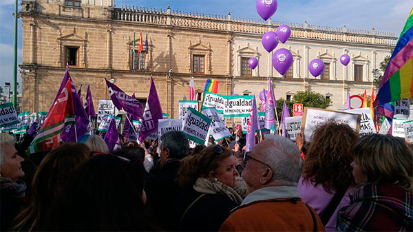 parlamento de andalucia feministas