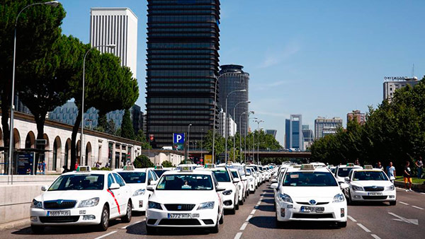 taxistas castellana