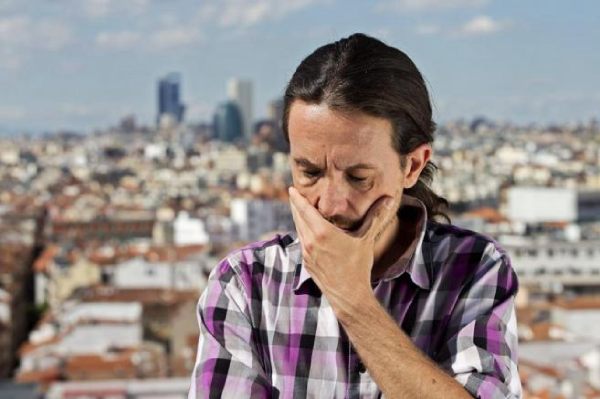 pablo iglesias triste