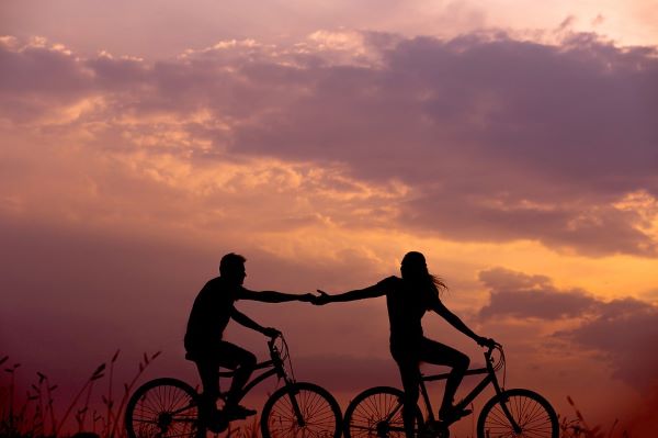 bicicleta pareja