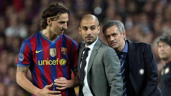 ibra guardiola mourinho