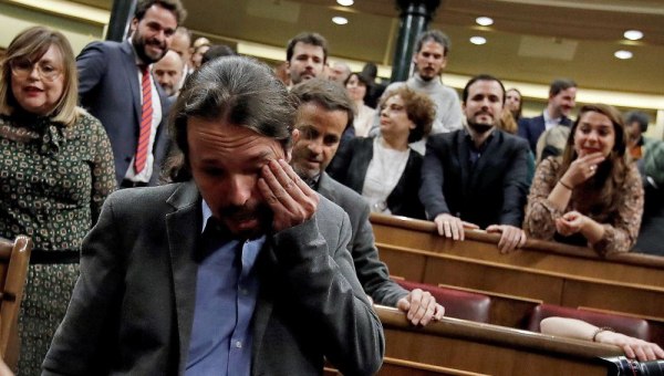pablo iglesias llora