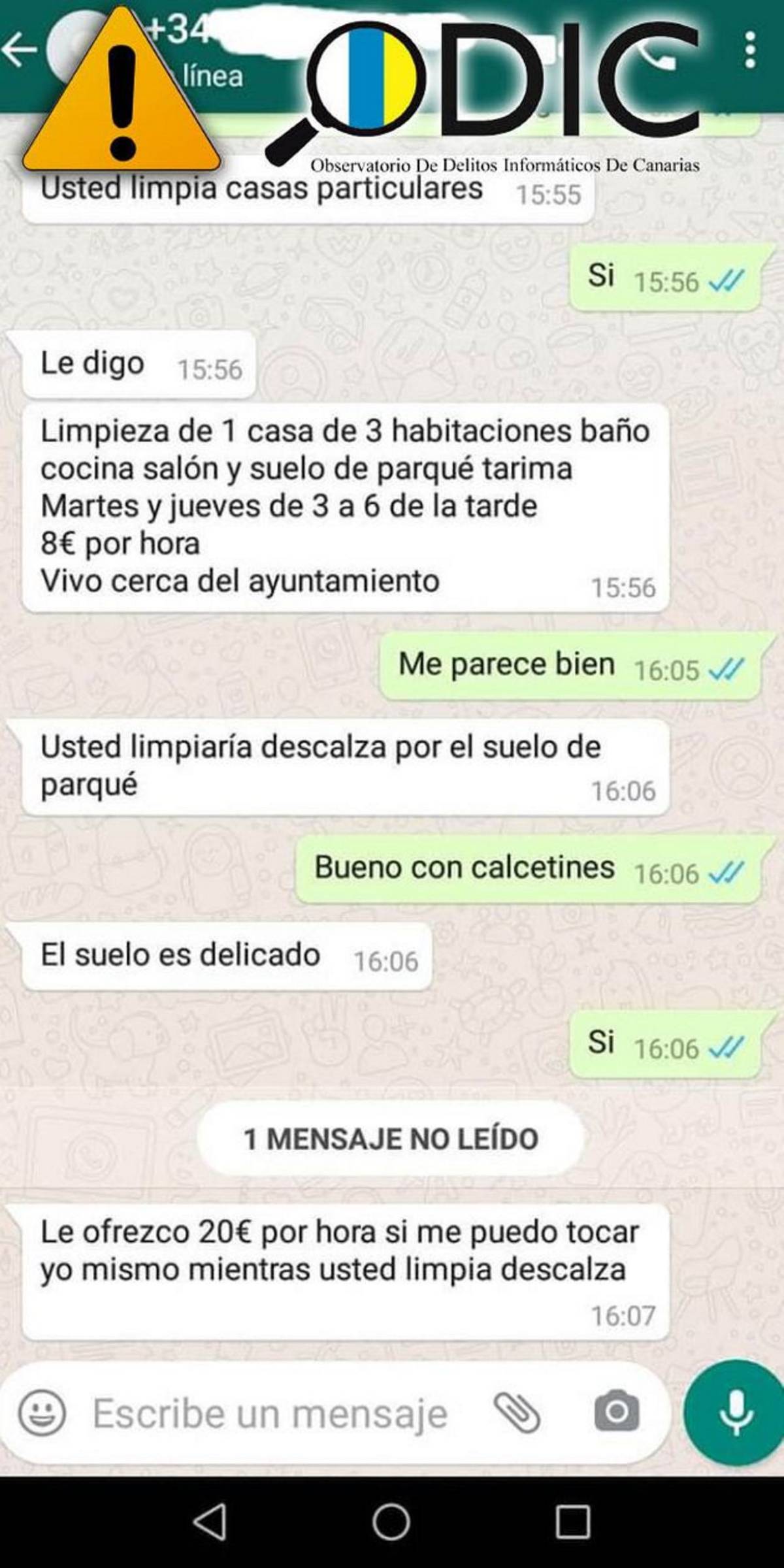 whatsapp acoso sexual