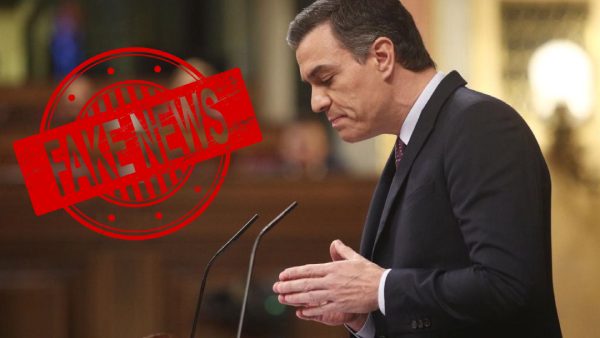 pedro sanchez fake news