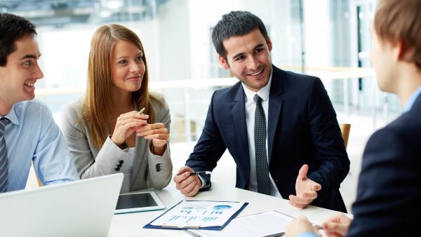 reunion negocios empleo