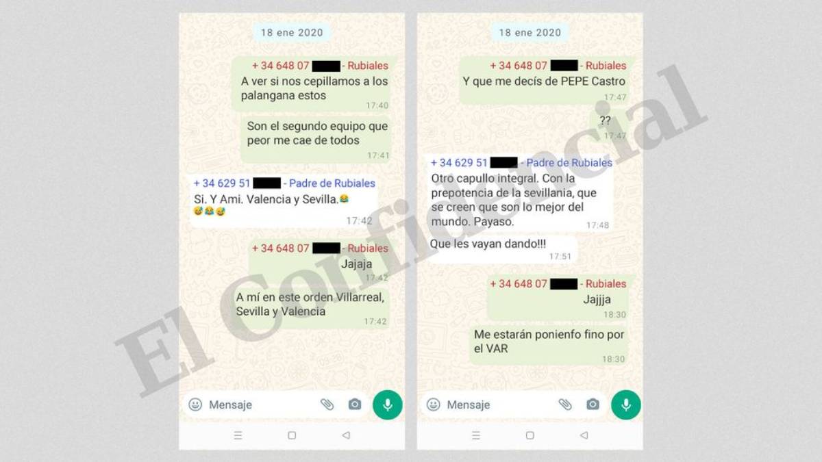 rubiales whatsapp