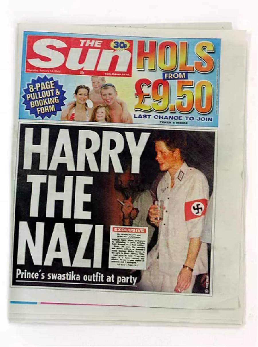 harry disfraz nazi