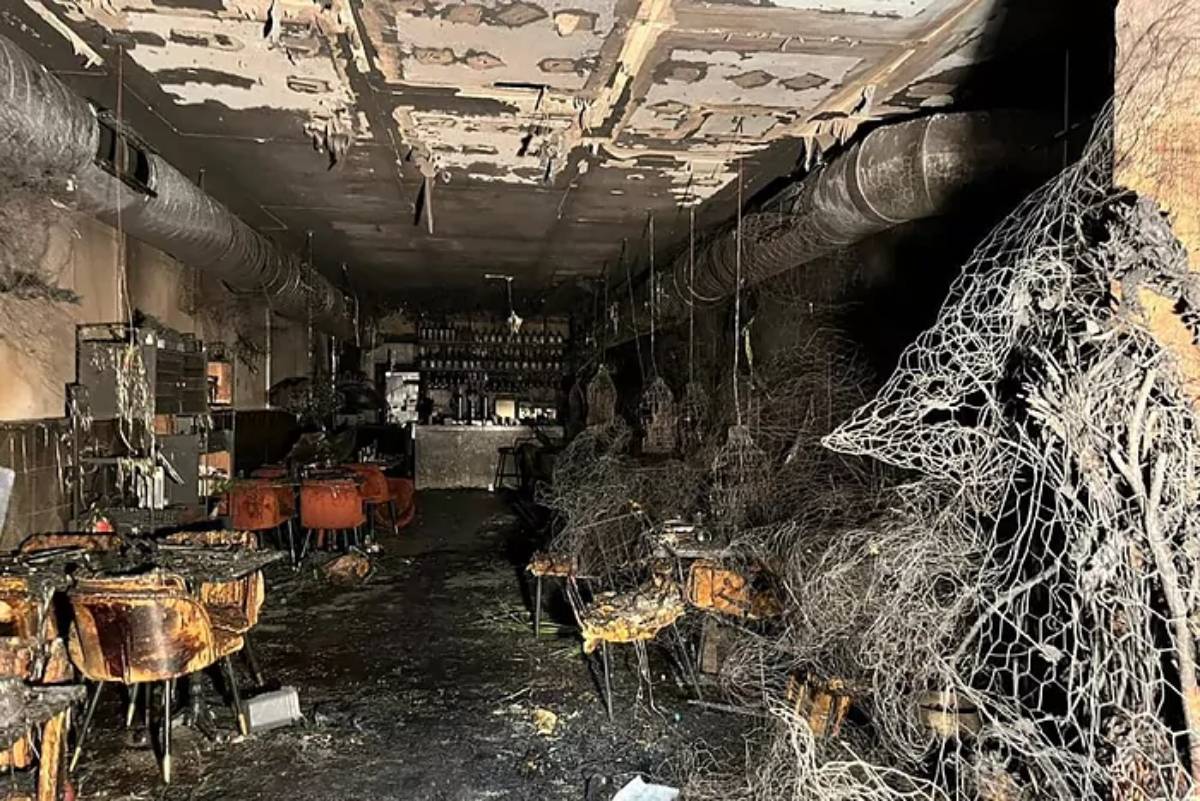 restaurante italiano incendio
