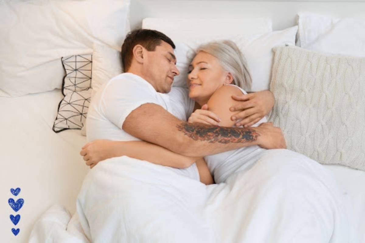 pareja en la cama