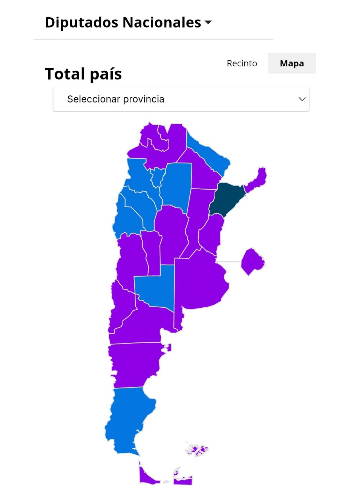 argentina mapa elecciones