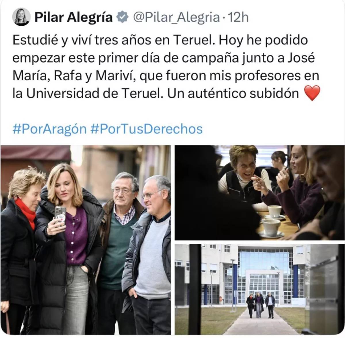pilar alegria universidad teruel
